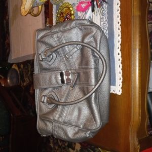 Rosette purse, gray